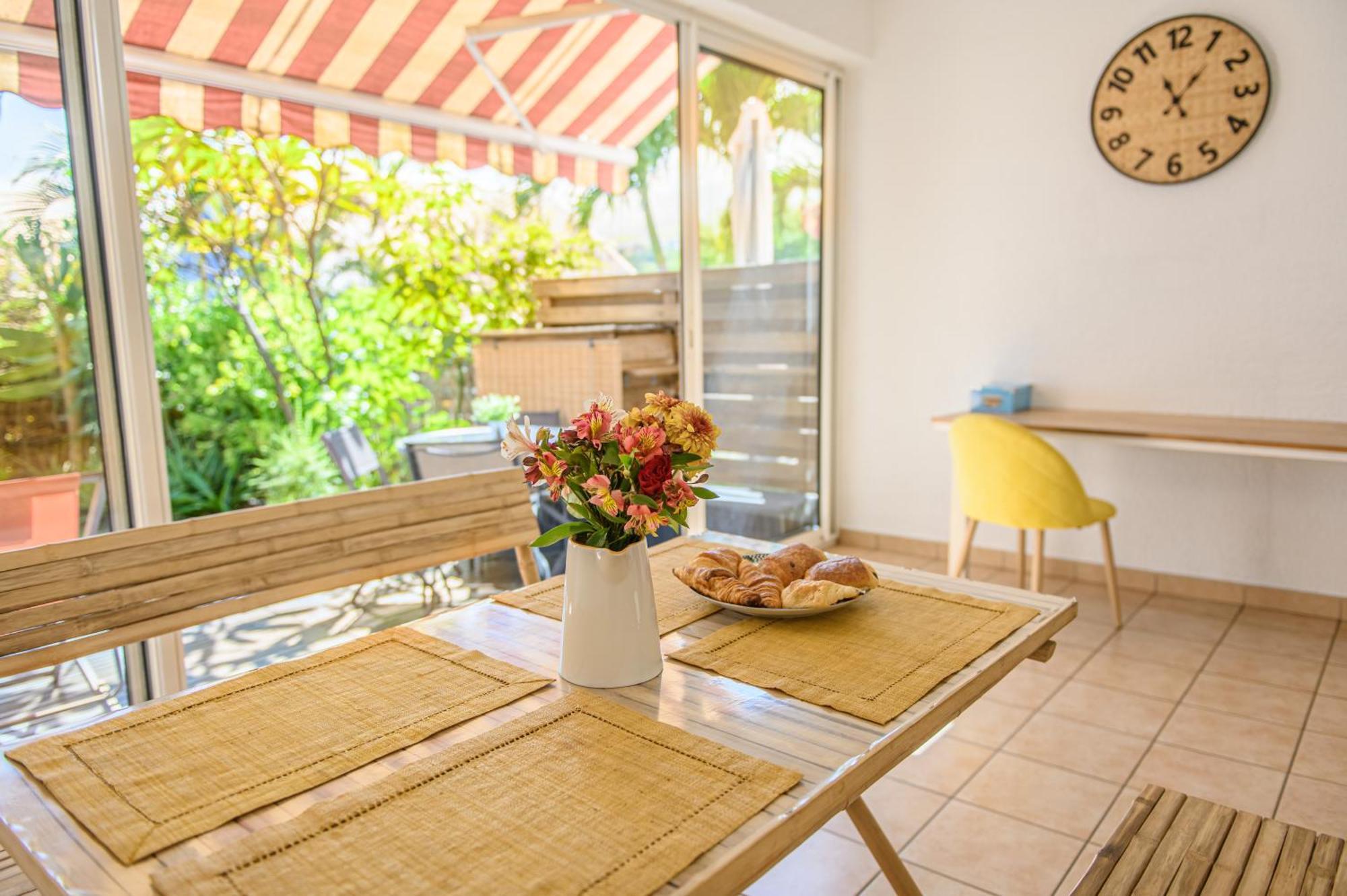Le Jardin Des Tuit Tuit * Vue Mer * Cozy Saint-Leu Εξωτερικό φωτογραφία